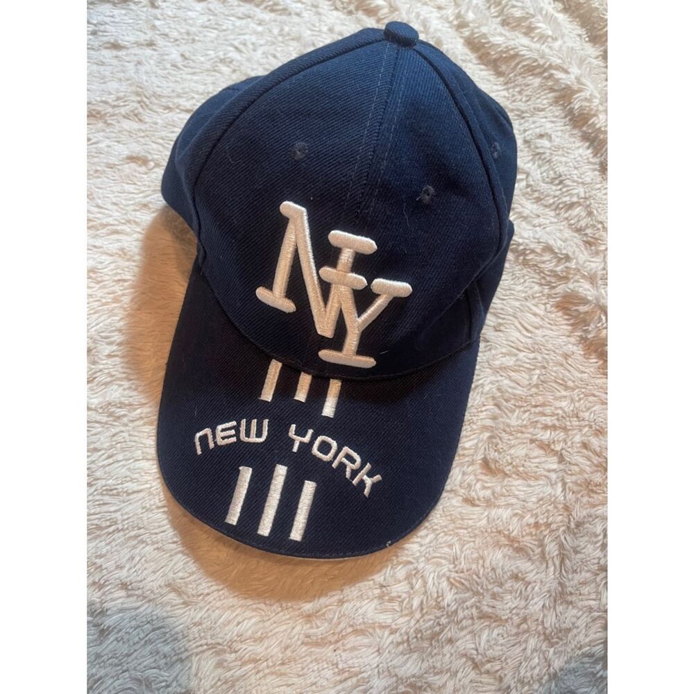 Navy New York Embroidered Baseball Cap